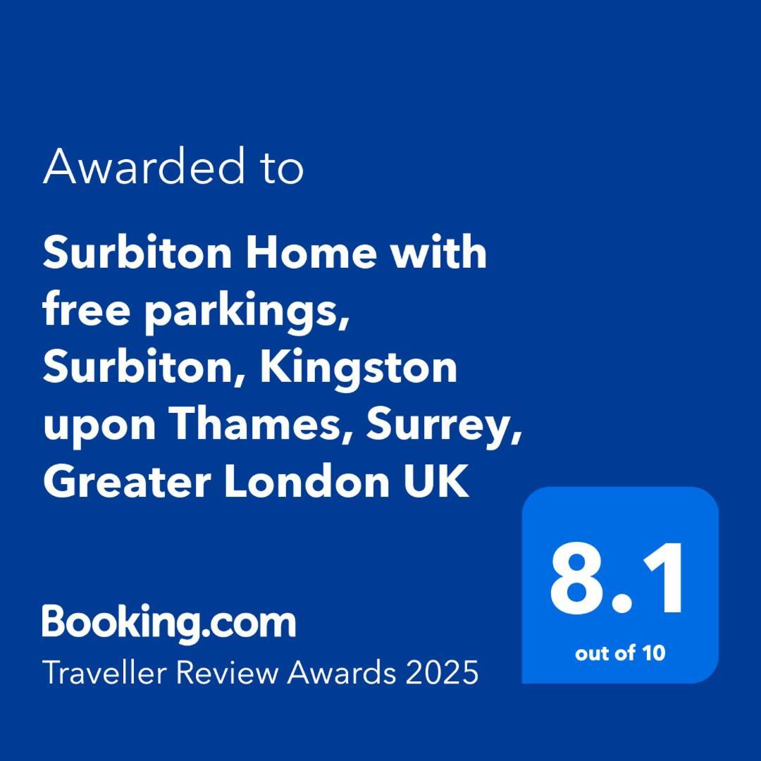 Surbiton Home With Free Parkings, Surbiton, Kingston Upon Thames, Surrey, Greater London Uk 외부 사진